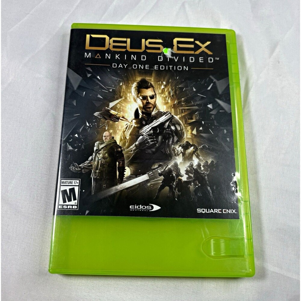 Square Enix Deus Ex Mankind Divided Day One Edition Xbox One  Manual M